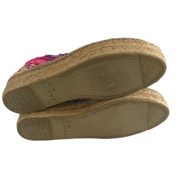 MANEBI - SIZE 39 - US 8 - MADE IN SPAIN - MULTI COLORS - PLATFORM ESPADRILLE S5 - Picture 7 of 15